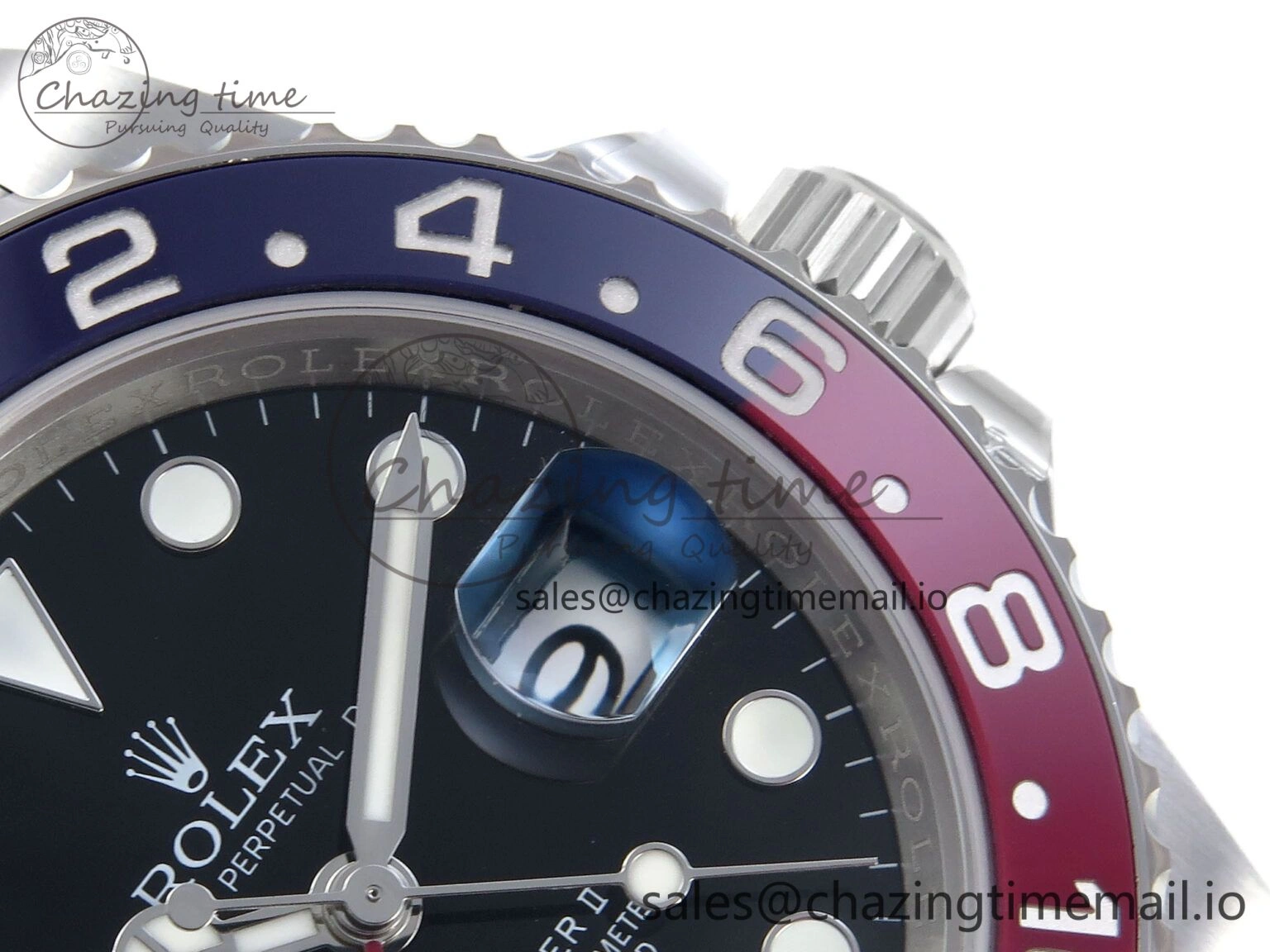 GMT-Master II 126710 BLRO Red Blue Ceramic 904L Steel EWE 1:1 Best Edition on Jubilee Strap EWE3285 V Thermal 823