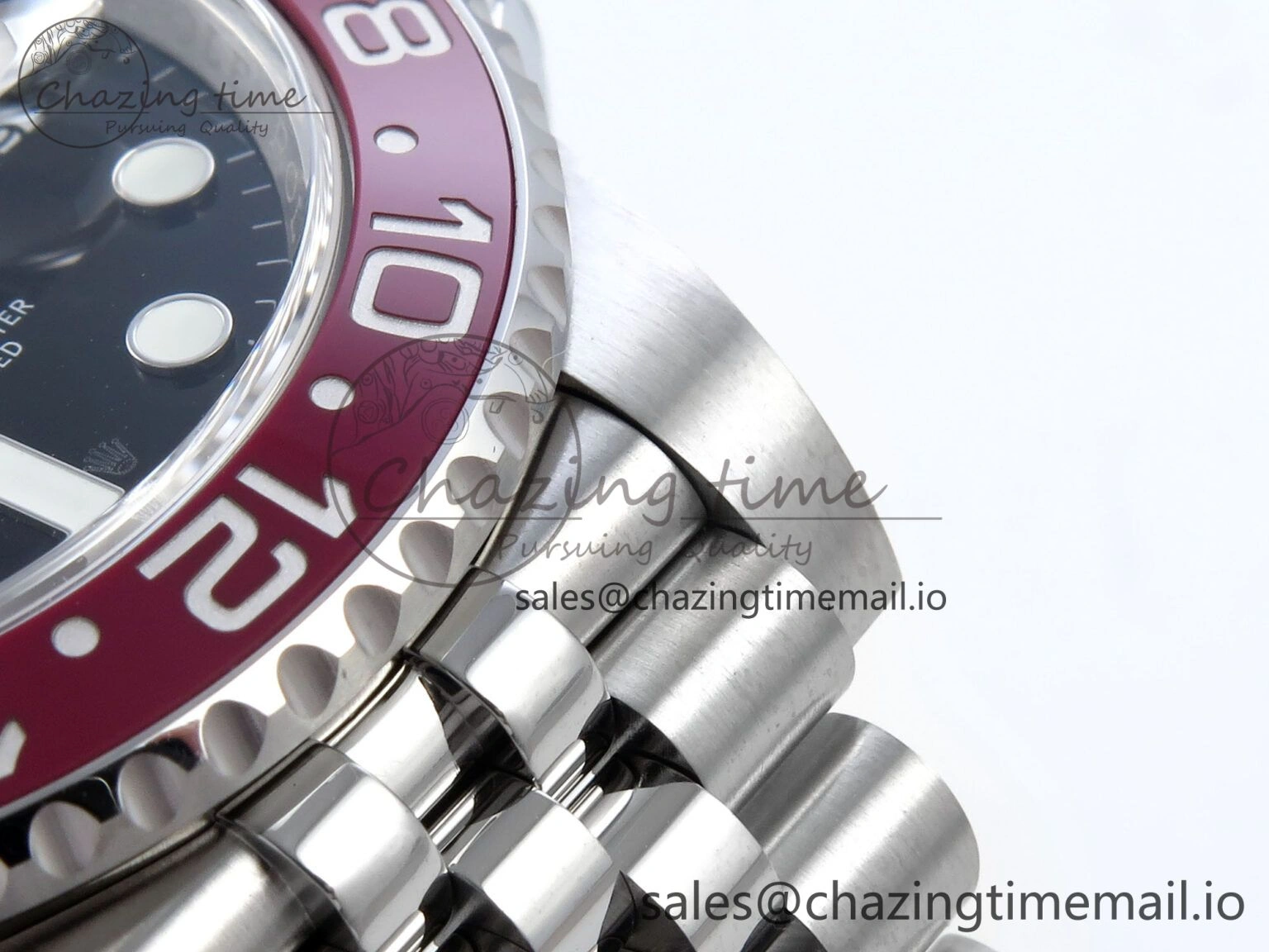 GMT-Master II 126710 BLRO Red Blue Ceramic 904L Steel EWE 1:1 Best Edition on Jubilee Strap EWE3285 V Thermal 823