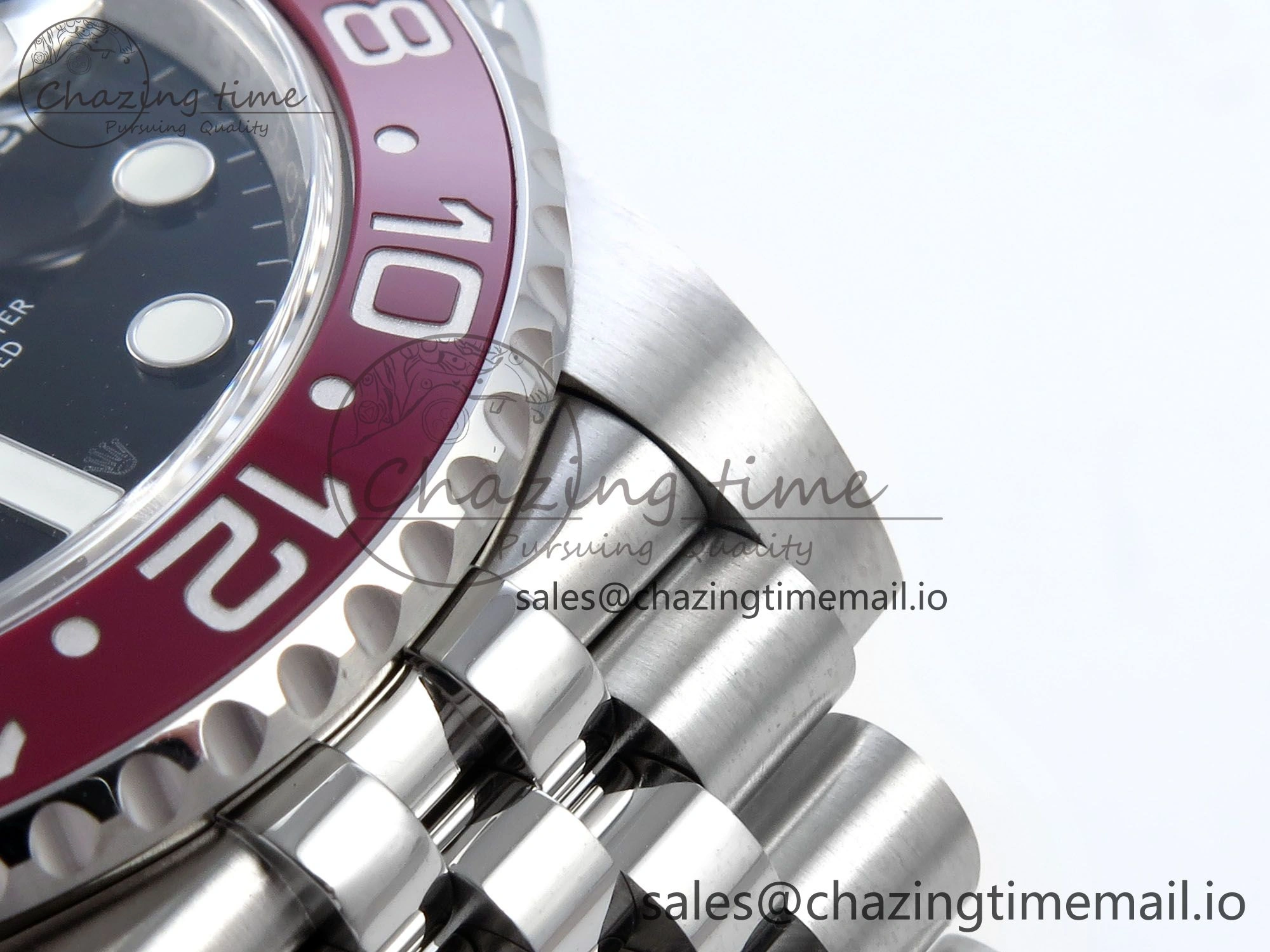 GMT-Master II 126710 BLRO Red Blue Ceramic 904L Steel EWE 1:1 Best Edition on Jubilee Strap EWE3285 V Thermal 823