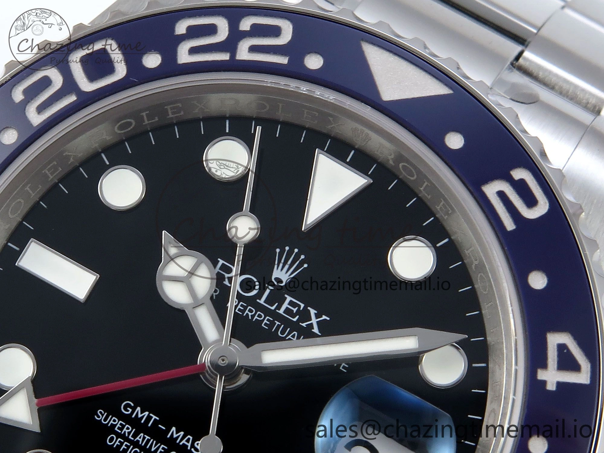 GMT-Master II 126710 BLRO Red Blue Ceramic 904L Steel EWE 1:1 Best Edition on Oyster Strap EWE3285 V Cozy 818