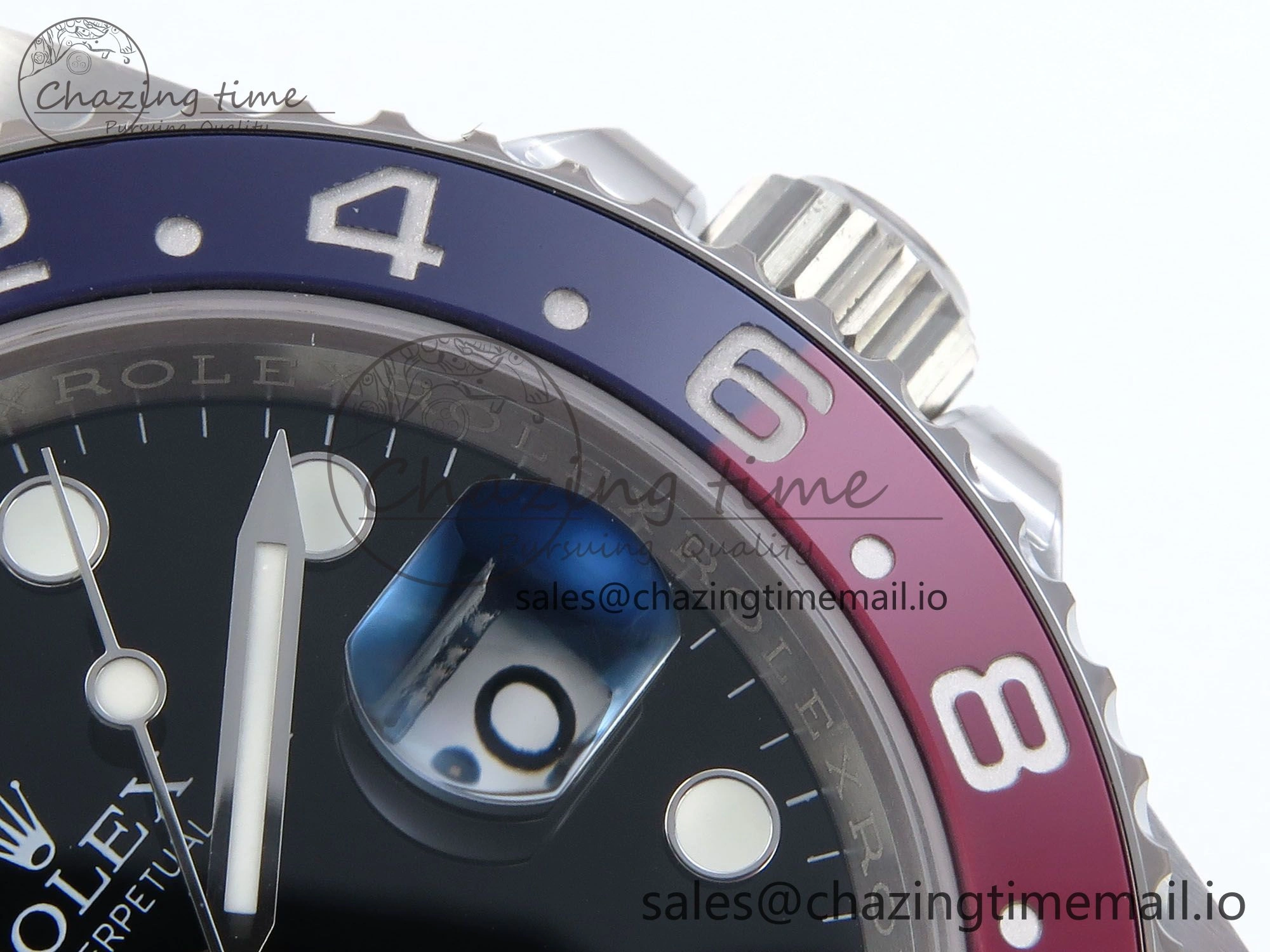 GMT-Master II 126710 BLRO Red Blue Ceramic 904L Steel EWE 1:1 Best Edition on Oyster Strap EWE3285 V Cozy 818