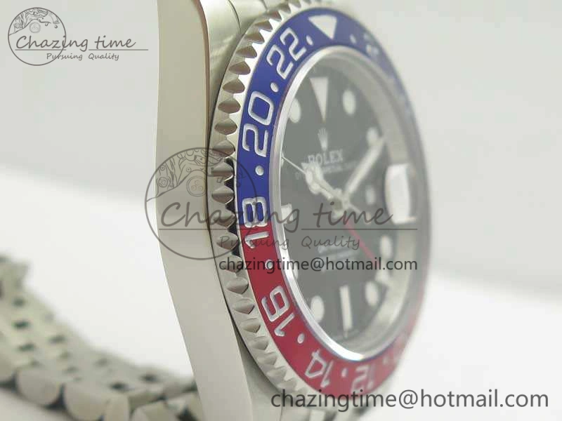 Sophisticated GMT-Master II 126710 BLRO SS BPF Maker Best Edition Black Dial On SS Jubilee Bracelet A 3445