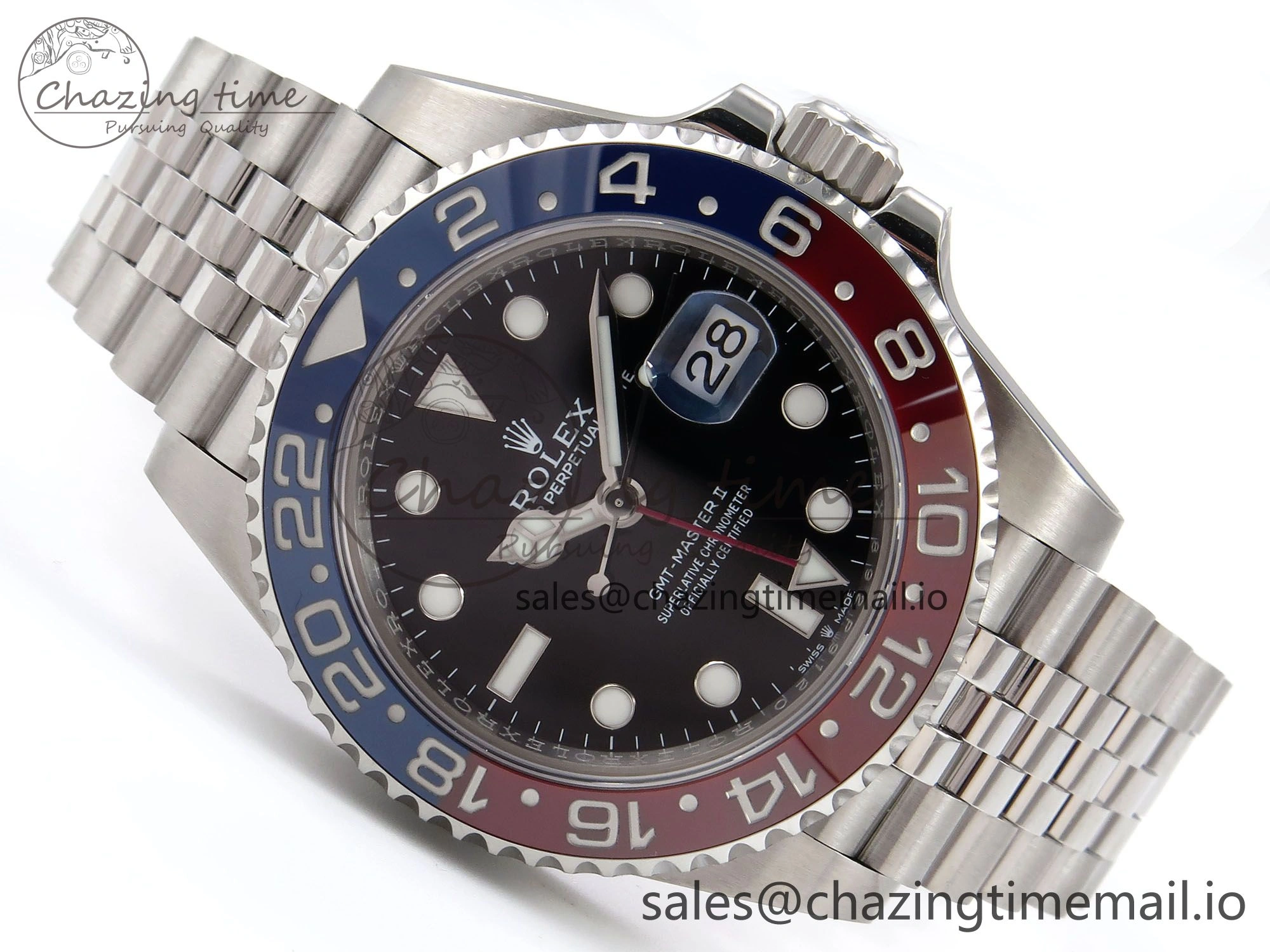 GMT-Master II 126710 BLRO ZF 1:1 Best Edition on Jubilee Bracelet SH Lightweight 963