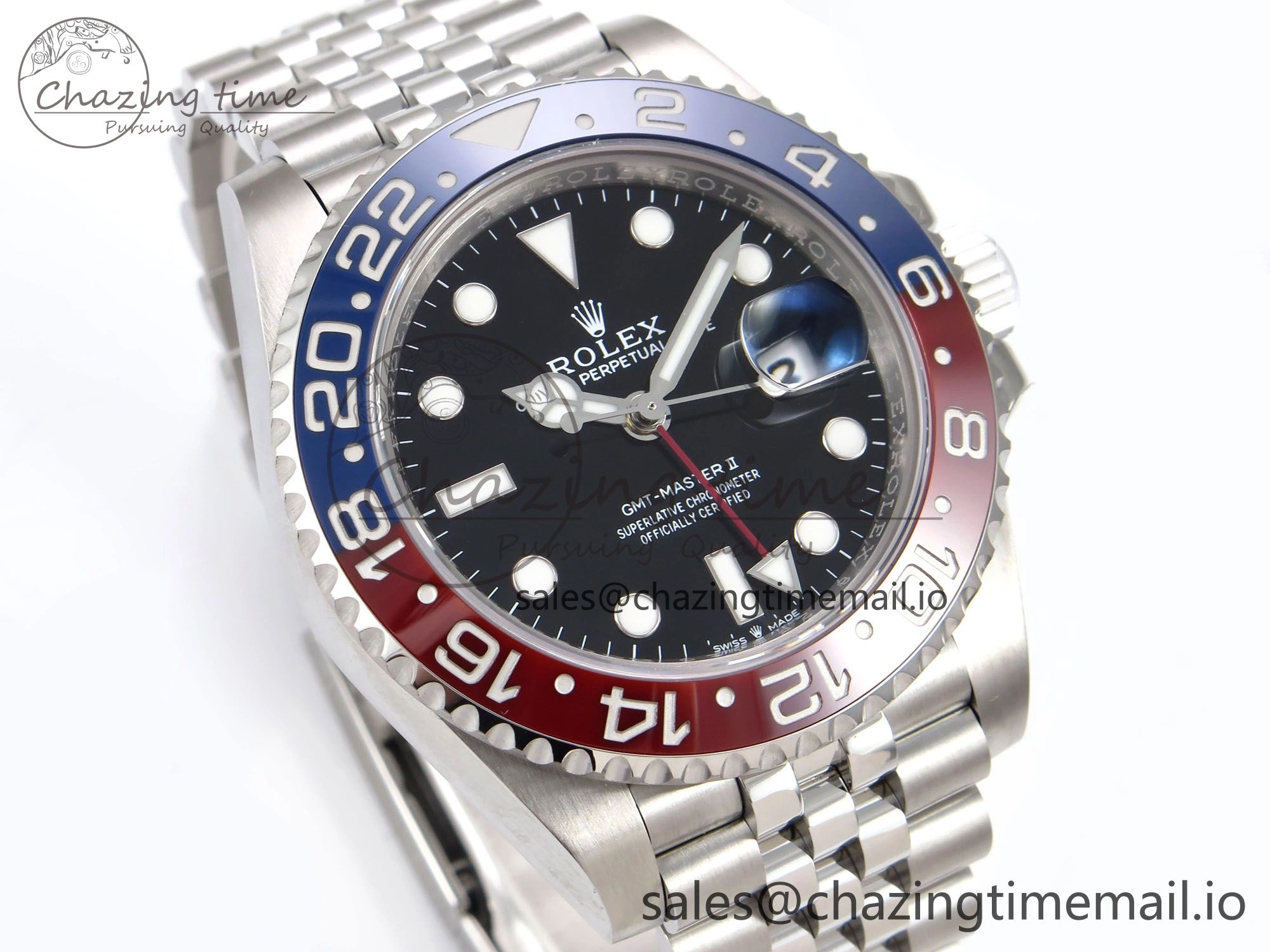 GMT-Master II 126710 BLRO ZF 1:1 Best Edition on Jubilee Bracelet SH Lightweight 963