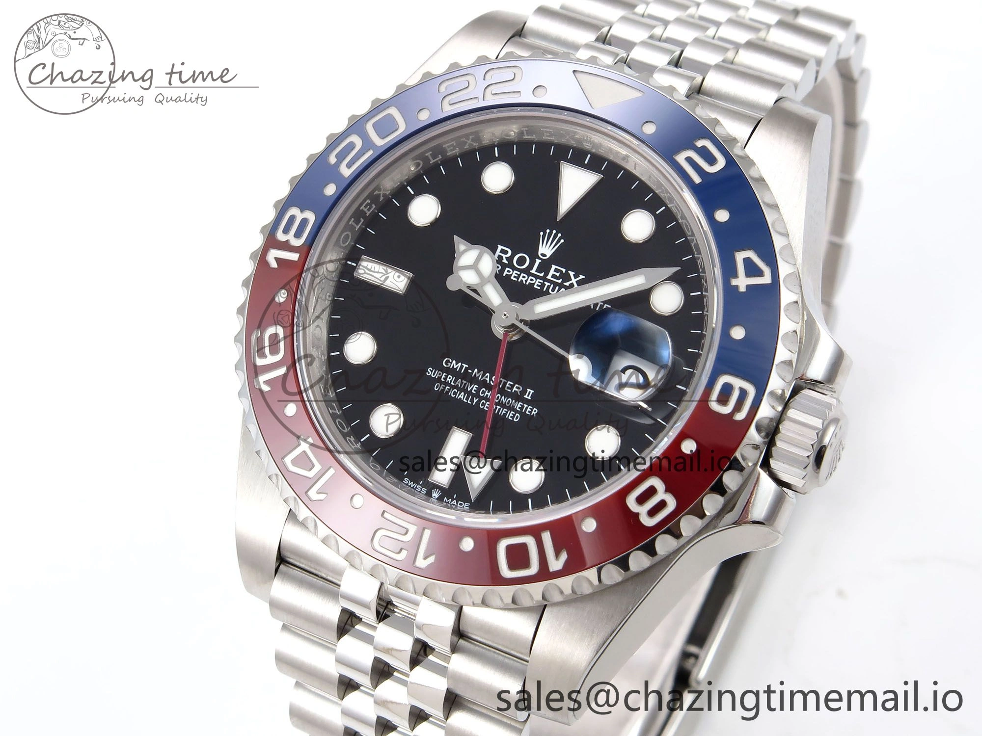 GMT-Master II 126710 BLRO ZF 1:1 Best Edition on Jubilee Bracelet SH Lightweight 963