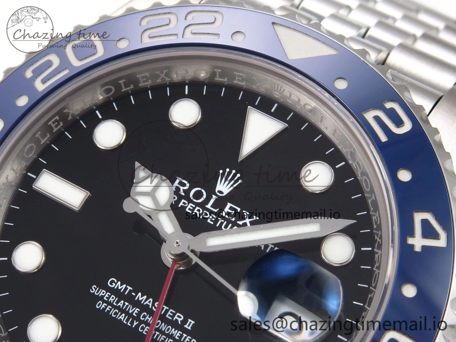 GMT-Master II 126710 BLRO ZF 1:1 Best Edition on Jubilee Bracelet SH Lightweight 963
