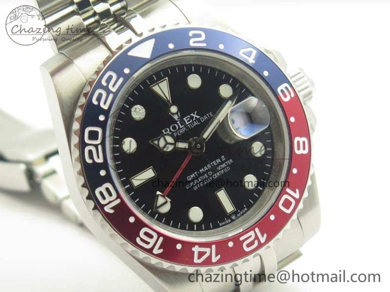 GMT-Master II 126710 BPF BLRO SS Black Dial On SS Jubilee Bracelet A Sporty 3483