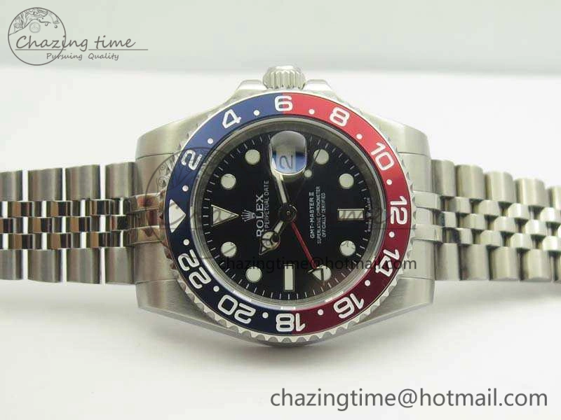 GMT-Master II 126710 BPF BLRO SS Black Dial On SS Jubilee Bracelet A Sporty 3483