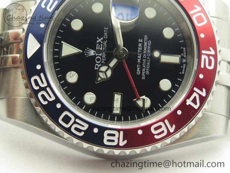 GMT-Master II 126710 BPF BLRO SS Black Dial On SS Jubilee Bracelet A Sporty 3483