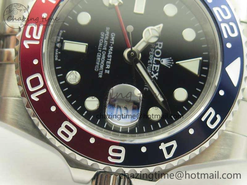 GMT-Master II 126710 BPF BLRO SS Black Dial On SS Jubilee Bracelet A Sporty 3483