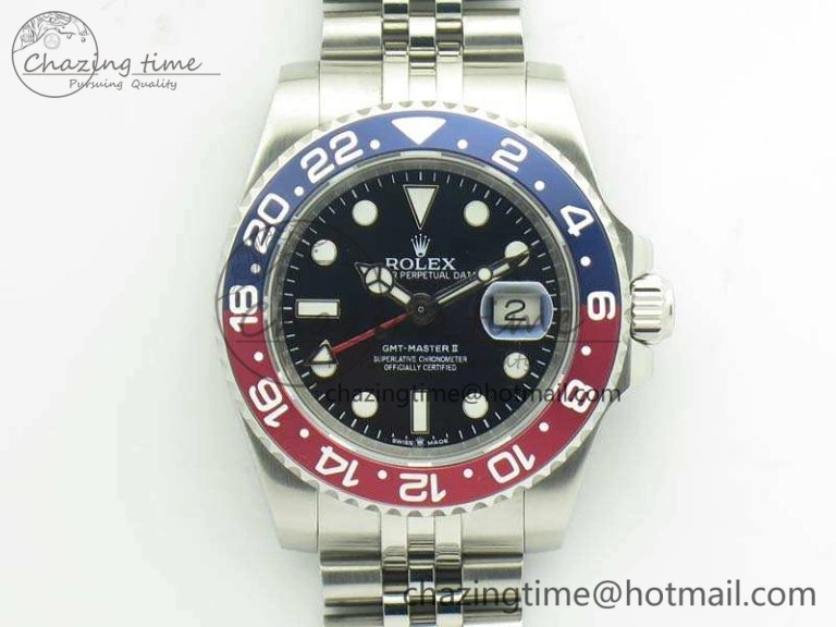 GMT-Master II 126710 BPF BLRO SS Black Dial On SS Jubilee Bracelet A Sporty 3483