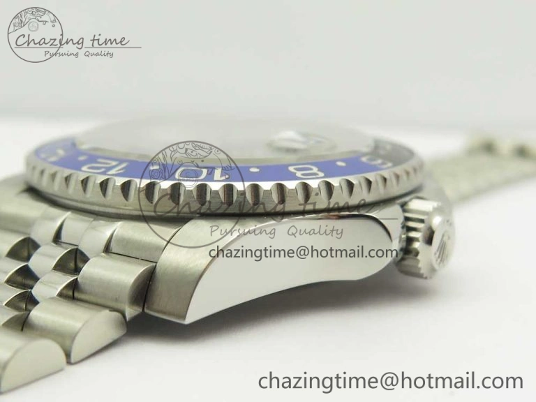 GMT-Master II 126710 Black Blue Ceramic Bezel 904L SS DJF Best Edition Black Dial on 904L Jubilee Bracelet A Affordable 3246