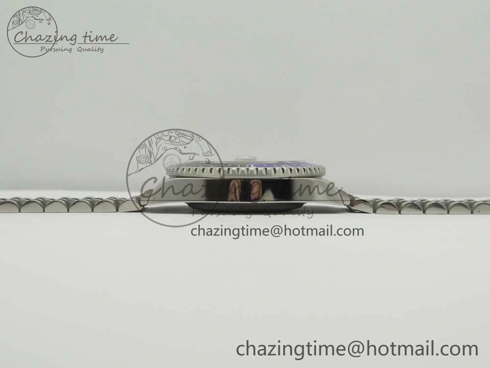 GMT-Master II 126710 Black Blue Ceramic Bezel 904L SS DJF Best Edition Black Dial on 904L Jubilee Bracelet A Affordable 3246