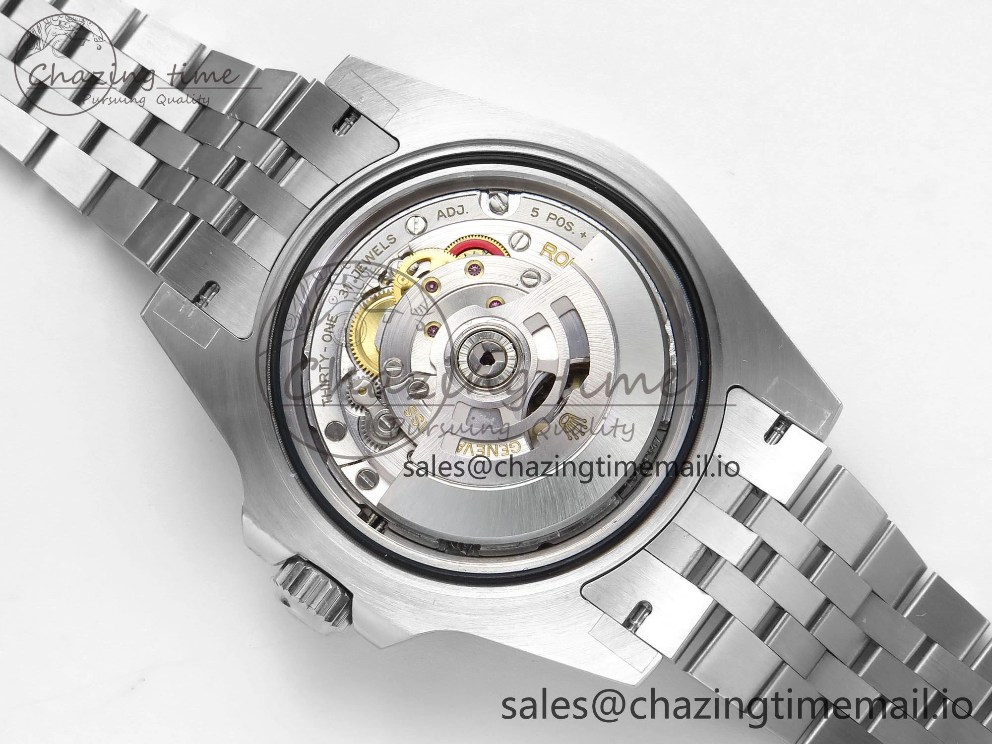 GMT-Master II 126710 Black Red Ceramic 904L QF 1:1 Best Edition on SS Jubilee Bracelet SH3285 V RelaxedFit 277