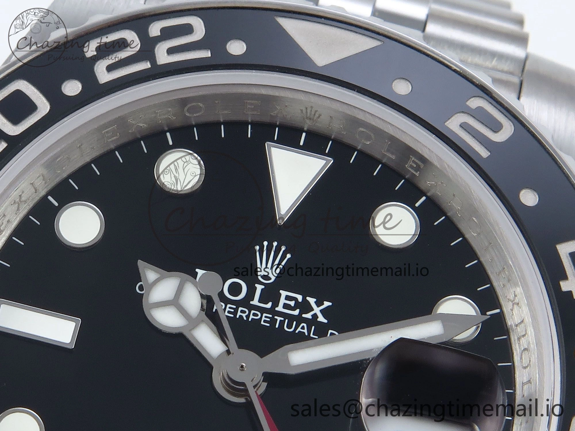 GMT-Master II 126710 Black Red Ceramic 904L QF 1:1 Best Edition on SS Jubilee Bracelet SH3285 V RelaxedFit 277