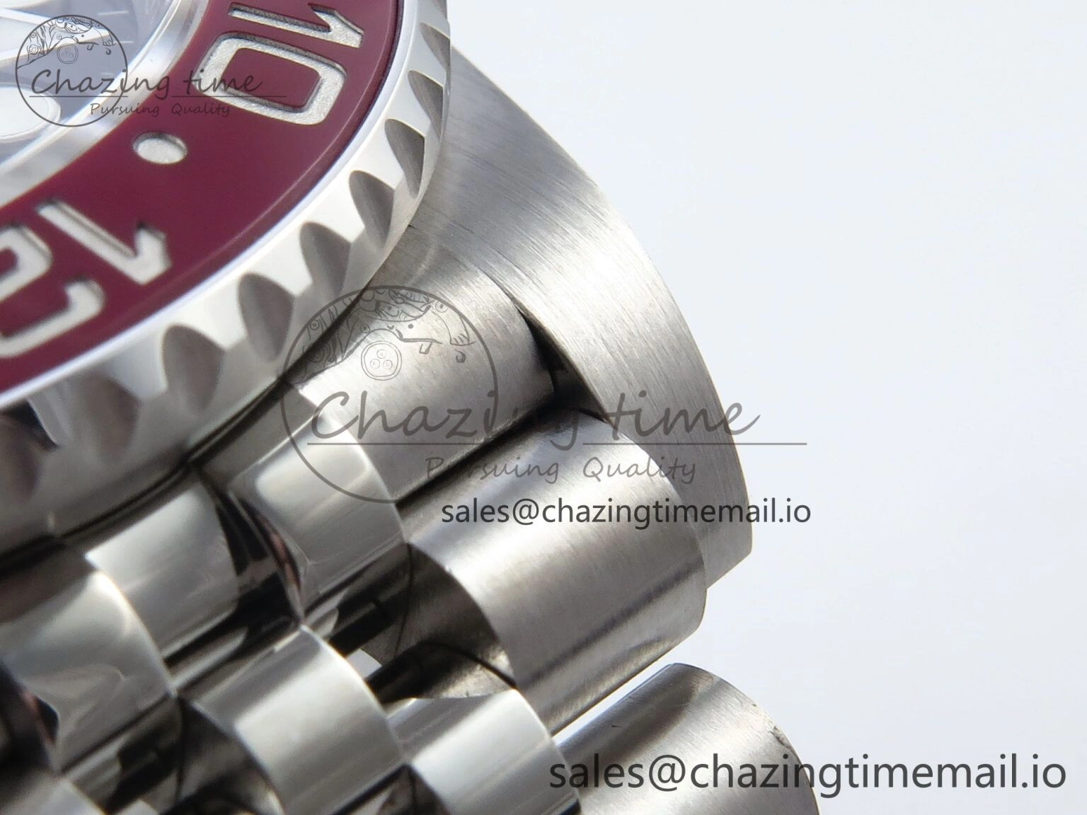 GMT-Master II 126710 Black Red Ceramic 904L QF 1:1 Best Edition on SS Jubilee Bracelet SH3285 V RelaxedFit 277