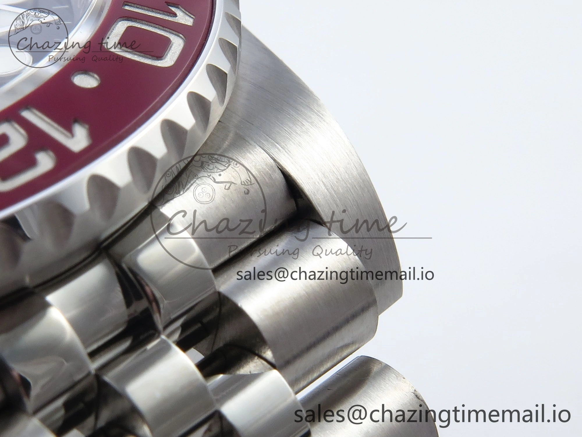 GMT-Master II 126710 Black Red Ceramic 904L QF 1:1 Best Edition on SS Jubilee Bracelet SH3285 V RelaxedFit 277