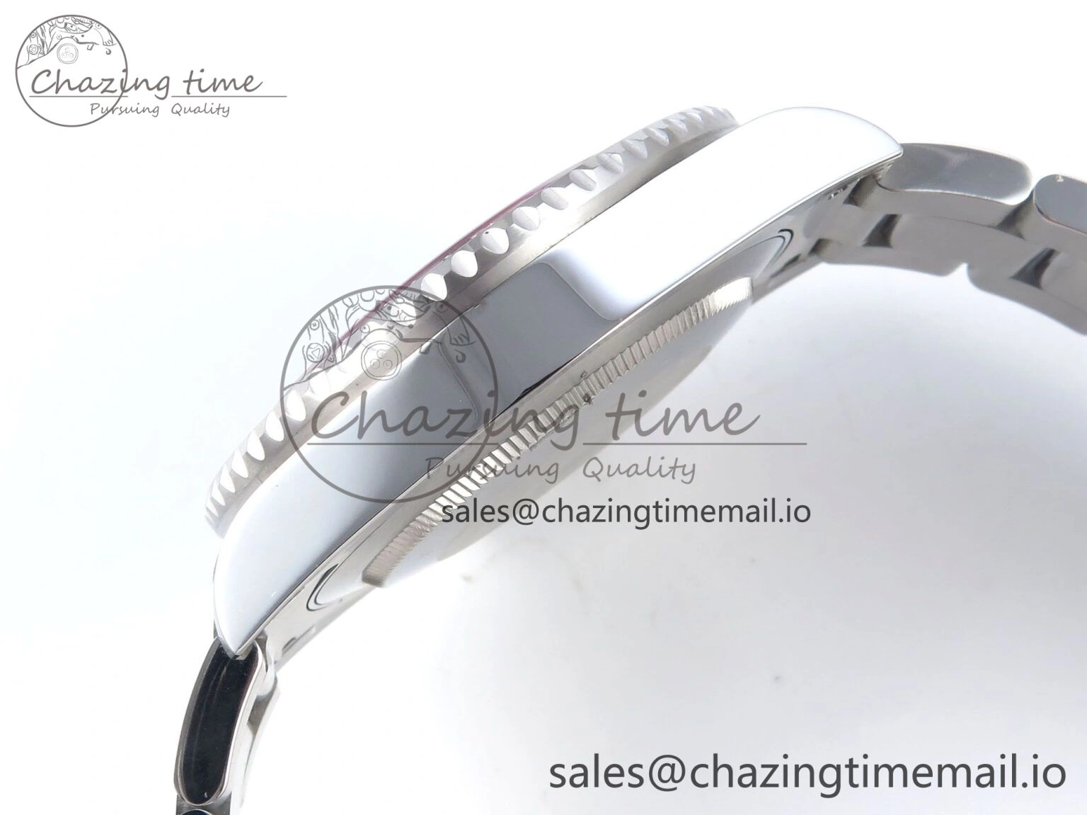 Bright GMT-Master II 126710 Black Red Ceramic 904L QF 1:1 Best Edition on SS Oyster Bracelet SH3285 V 274