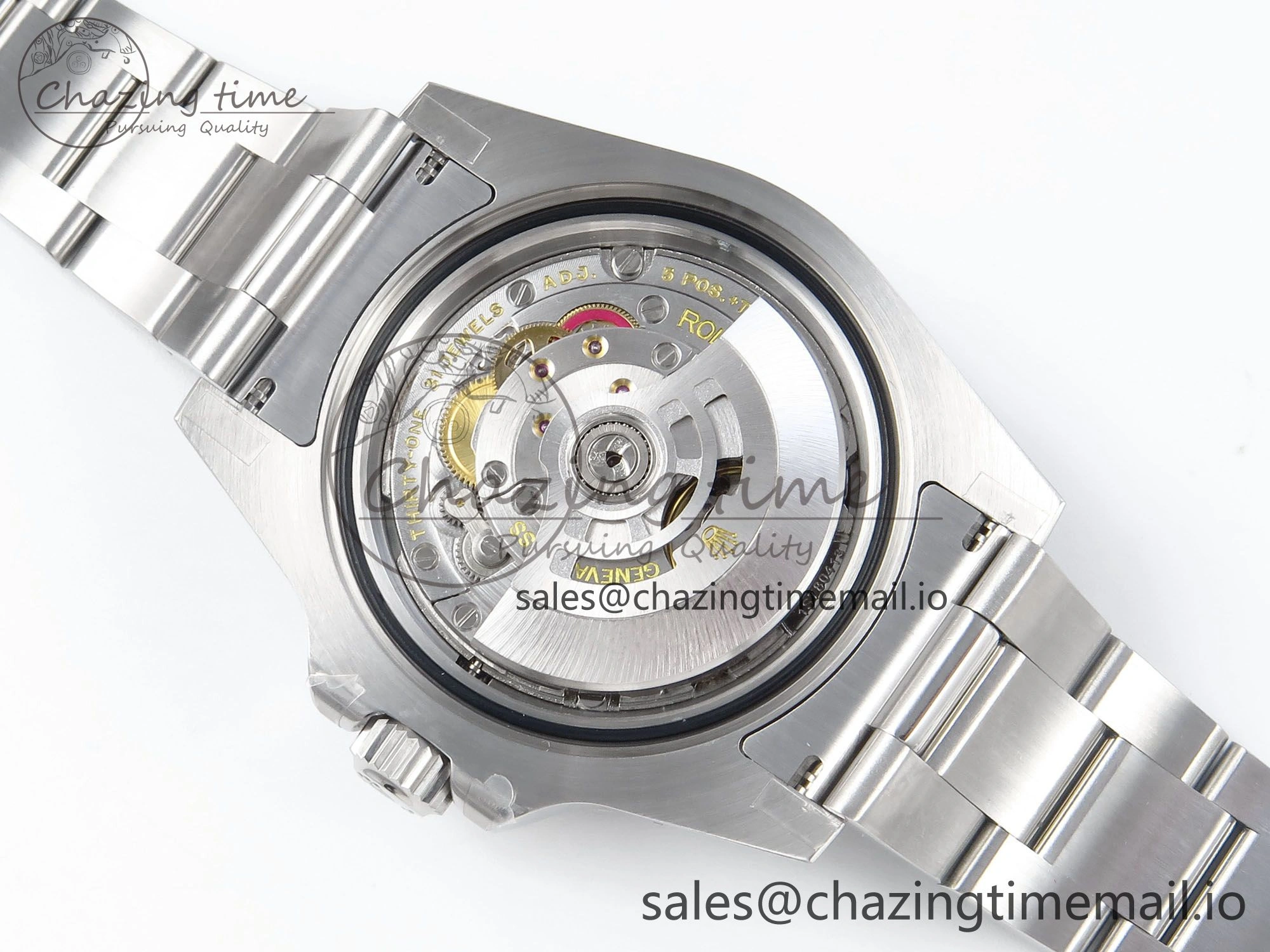 Bright GMT-Master II 126710 Black Red Ceramic 904L QF 1:1 Best Edition on SS Oyster Bracelet SH3285 V 274