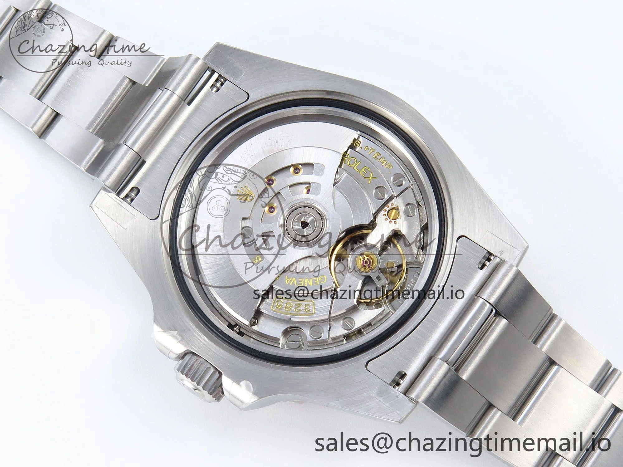 Bright GMT-Master II 126710 Black Red Ceramic 904L QF 1:1 Best Edition on SS Oyster Bracelet SH3285 V 274