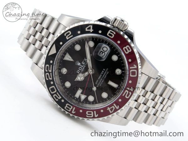 Affordable GMT-Master II 126710 Black Red Ceramic ARF Best Edition on Jubilee Bracelet VR3285 CHS 1320
