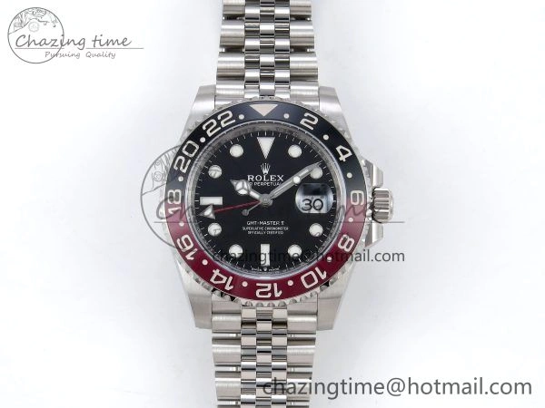 Affordable GMT-Master II 126710 Black Red Ceramic ARF Best Edition on Jubilee Bracelet VR3285 CHS 1320