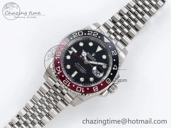 Affordable GMT-Master II 126710 Black Red Ceramic ARF Best Edition on Jubilee Bracelet VR3285 CHS 1320