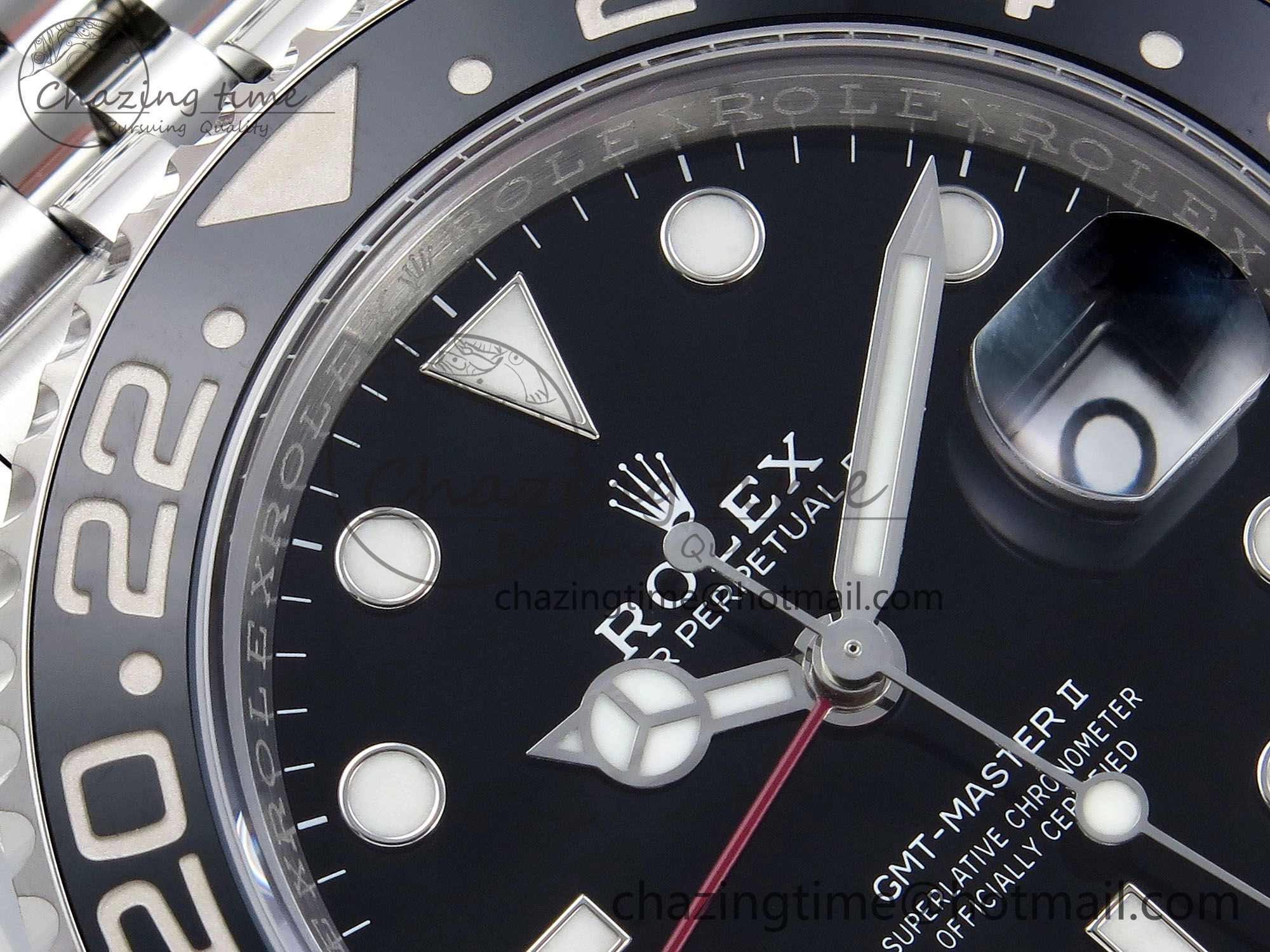 Affordable GMT-Master II 126710 Black Red Ceramic ARF Best Edition on Jubilee Bracelet VR3285 CHS 1320