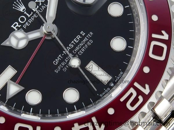 Affordable GMT-Master II 126710 Black Red Ceramic ARF Best Edition on Jubilee Bracelet VR3285 CHS 1320