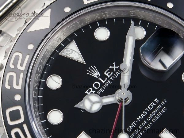 SmoothTexture GMT-Master II 126710 Black Red Ceramic ARF Best Edition on Oyster Bracelet VR3285 CHS 1319