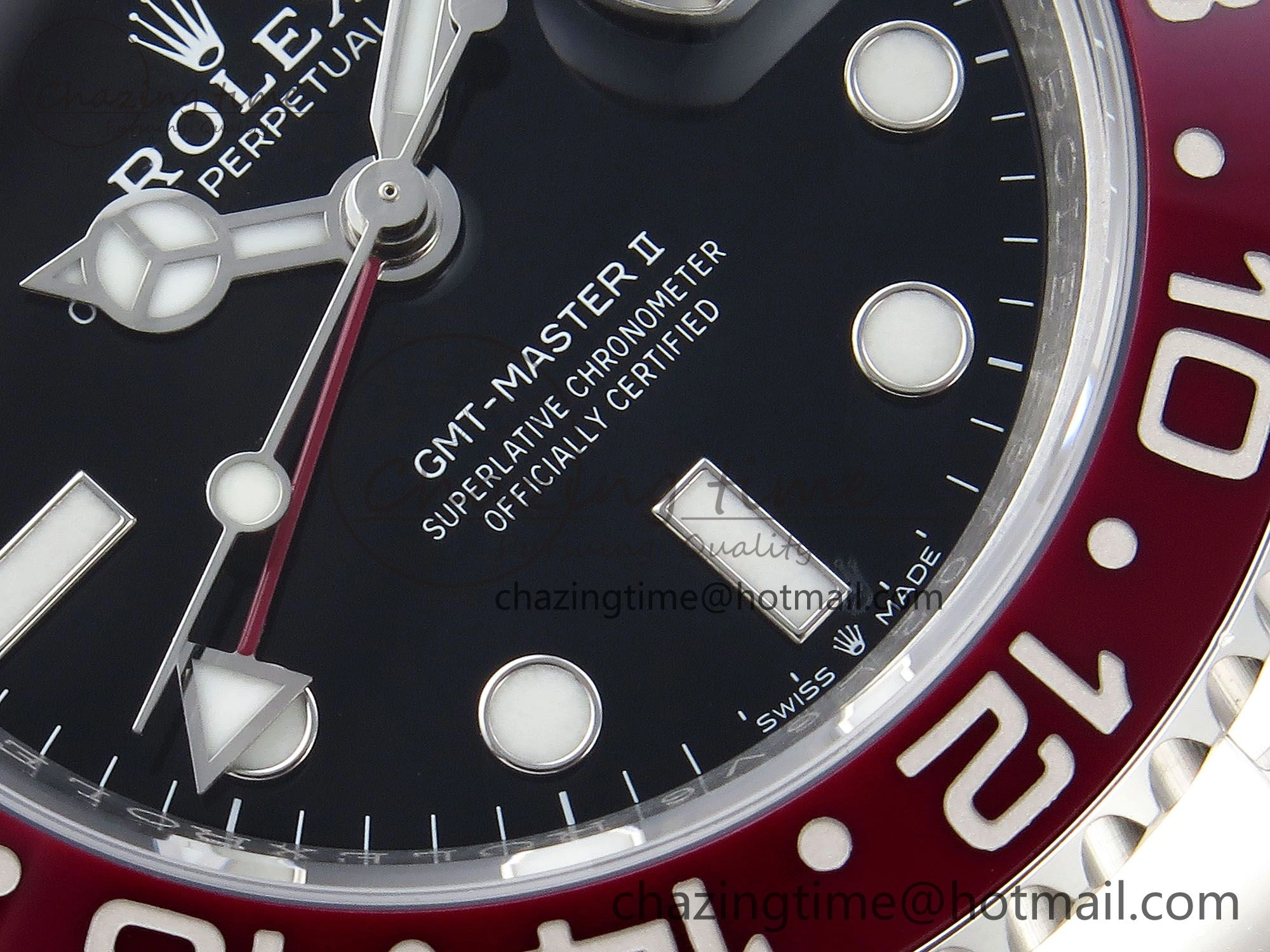 SmoothTexture GMT-Master II 126710 Black Red Ceramic ARF Best Edition on Oyster Bracelet VR3285 CHS 1319