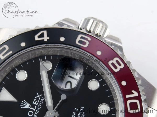 SmoothTexture GMT-Master II 126710 Black Red Ceramic ARF Best Edition on Oyster Bracelet VR3285 CHS 1319