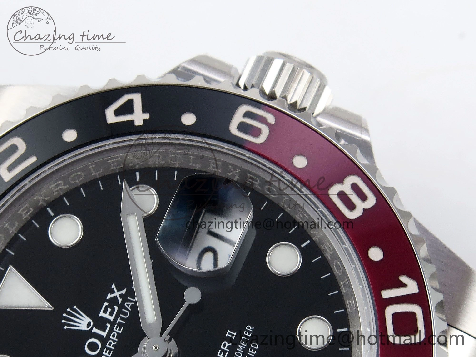 SmoothTexture GMT-Master II 126710 Black Red Ceramic ARF Best Edition on Oyster Bracelet VR3285 CHS 1319