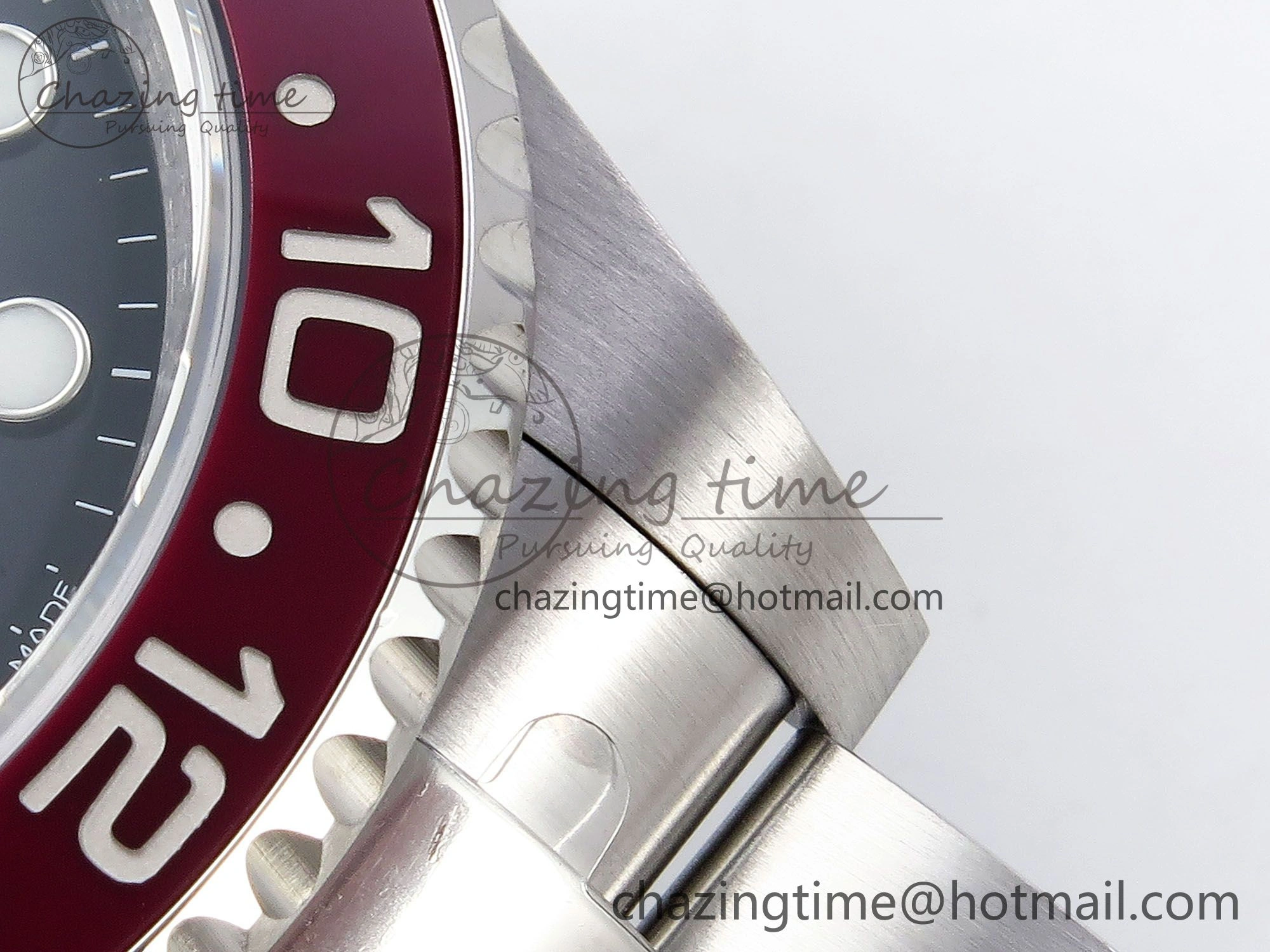 SmoothTexture GMT-Master II 126710 Black Red Ceramic ARF Best Edition on Oyster Bracelet VR3285 CHS 1319