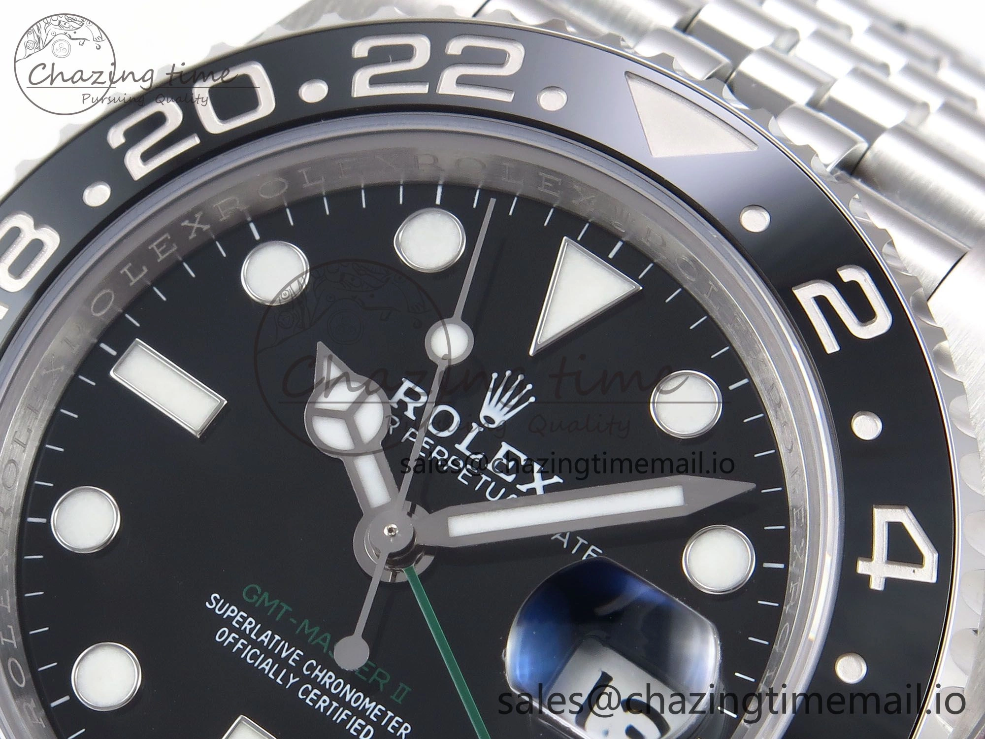 GMT-Master II 126710 GRNR 904L EF 1:1 Best Edition on Jubilee Bracelet SH3285 CHS Resilient 1020