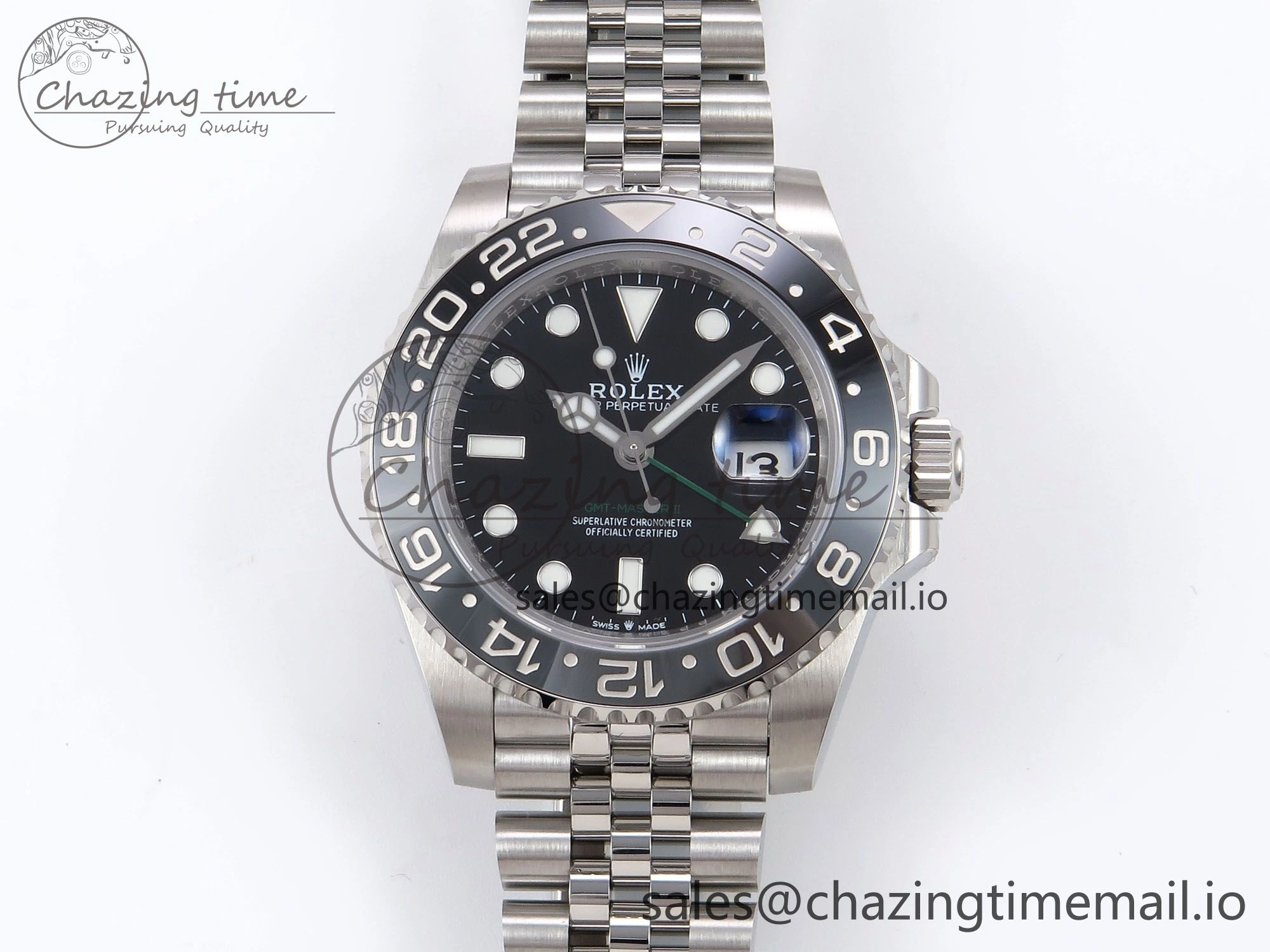 GMT-Master II 126710 GRNR 904L EF 1:1 Best Edition on Jubilee Bracelet SH3285 CHS Resilient 1020