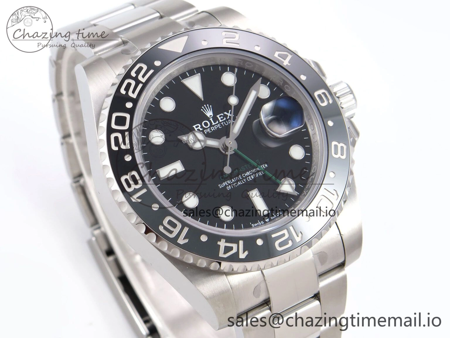 Classic GMT-Master II 126710 GRNR 904L EF 1:1 Best Edition on Oyster Bracelet SH3285 CHS 1019