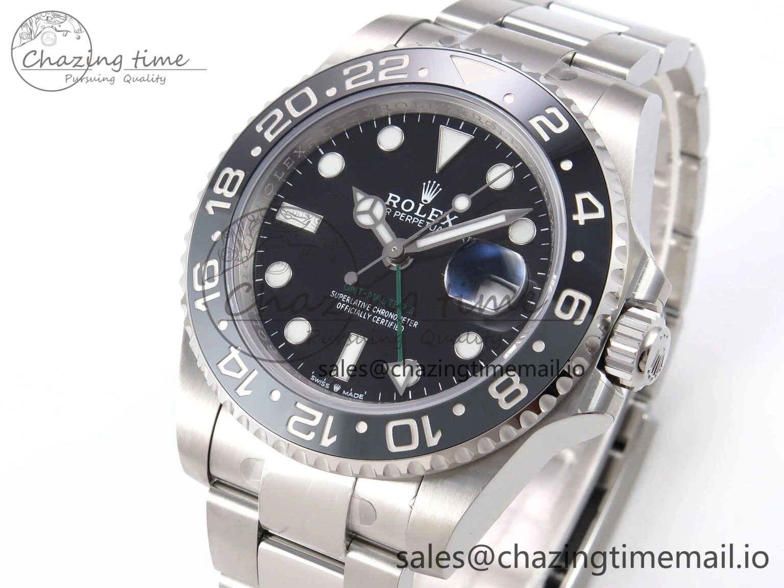 Classic GMT-Master II 126710 GRNR 904L EF 1:1 Best Edition on Oyster Bracelet SH3285 CHS 1019
