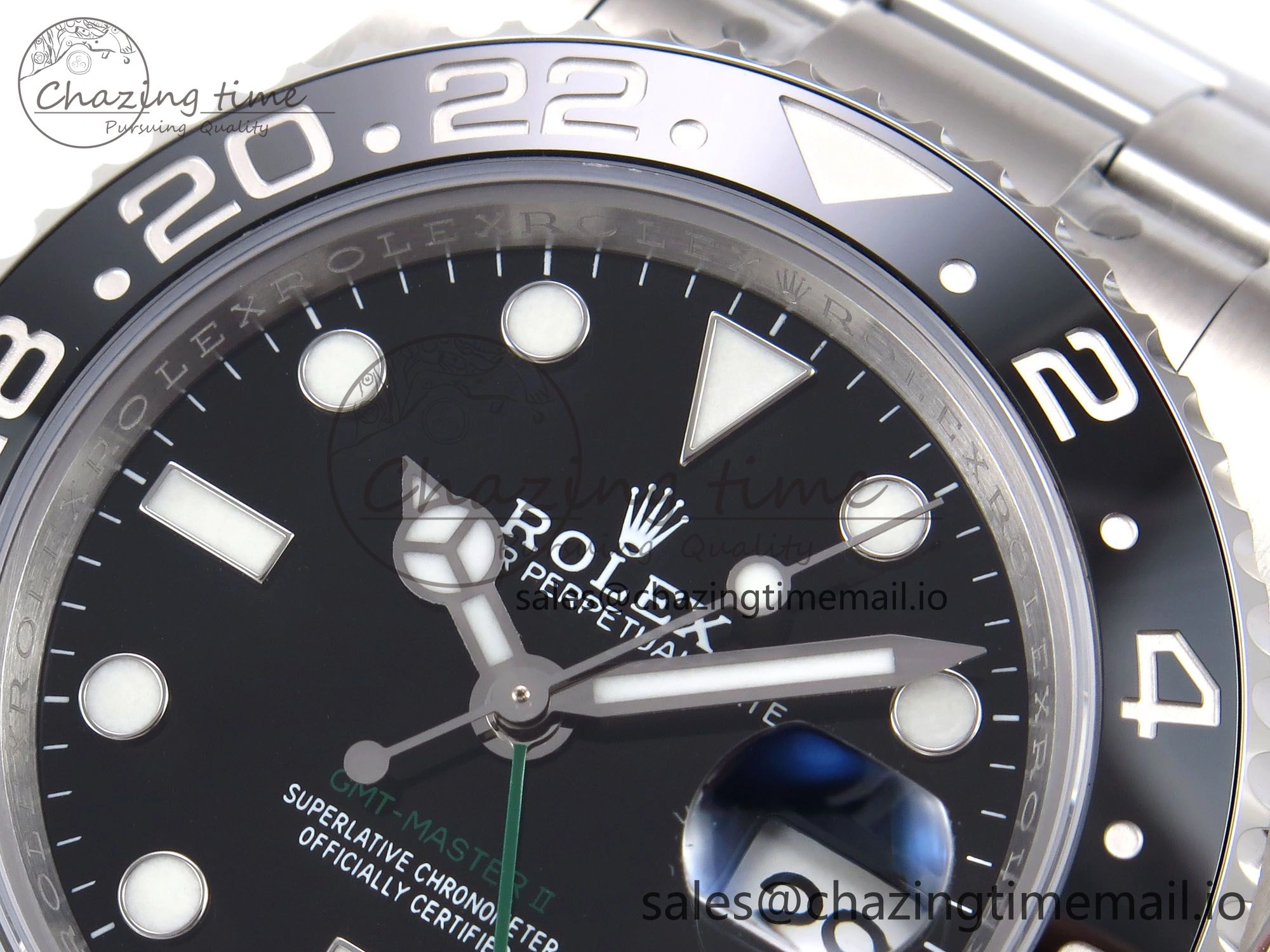 Classic GMT-Master II 126710 GRNR 904L EF 1:1 Best Edition on Oyster Bracelet SH3285 CHS 1019
