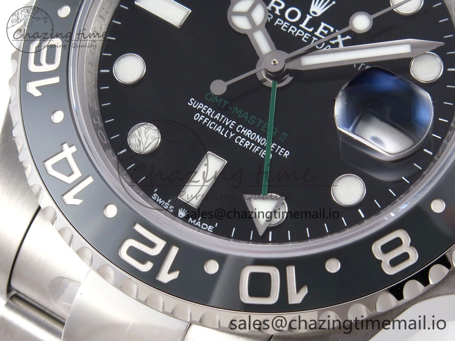 Classic GMT-Master II 126710 GRNR 904L EF 1:1 Best Edition on Oyster Bracelet SH3285 CHS 1019