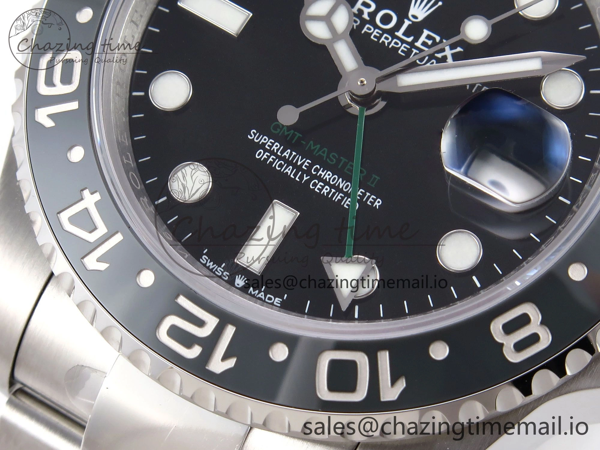 Classic GMT-Master II 126710 GRNR 904L EF 1:1 Best Edition on Oyster Bracelet SH3285 CHS 1019