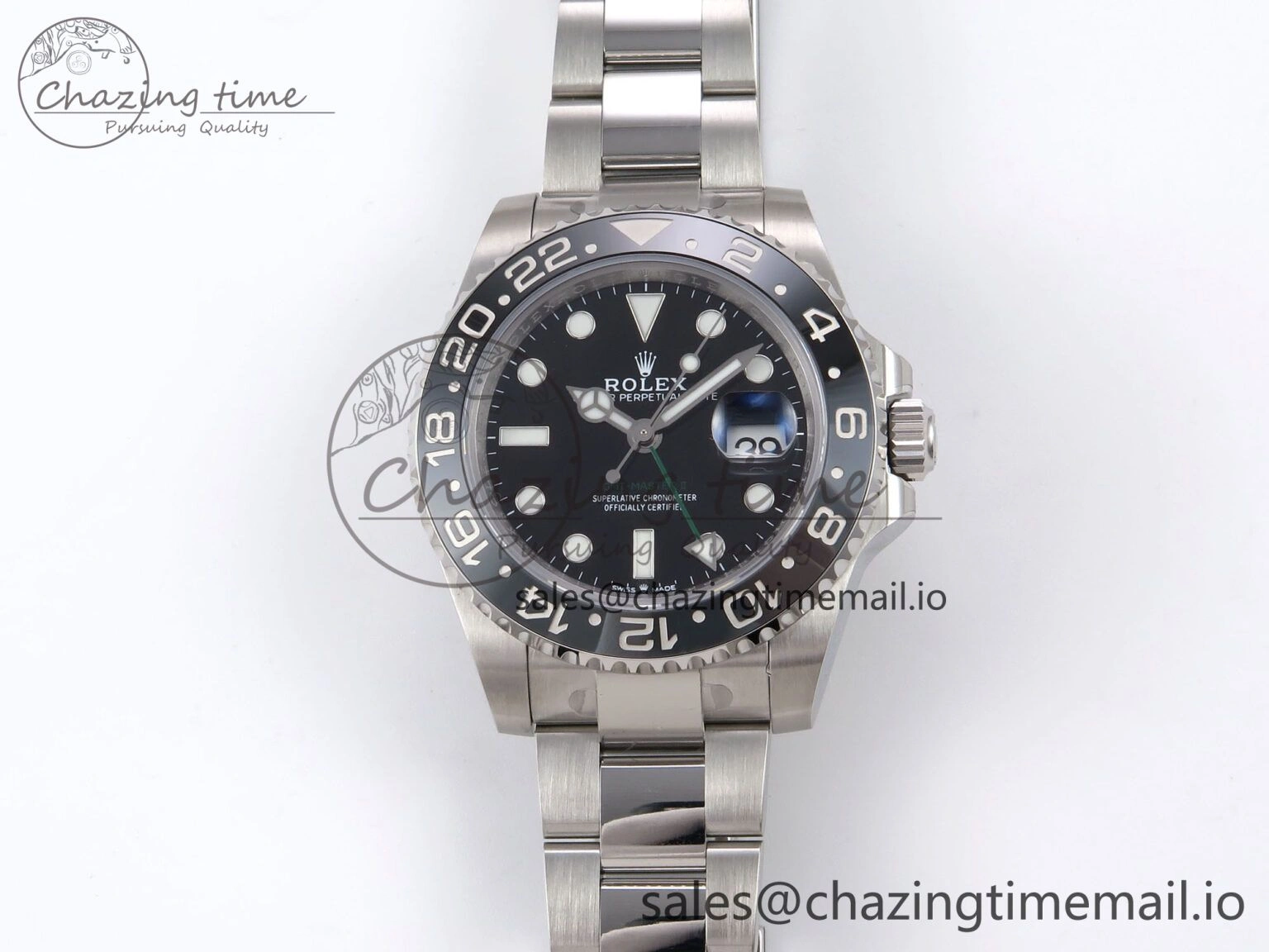 Classic GMT-Master II 126710 GRNR 904L EF 1:1 Best Edition on Oyster Bracelet SH3285 CHS 1019