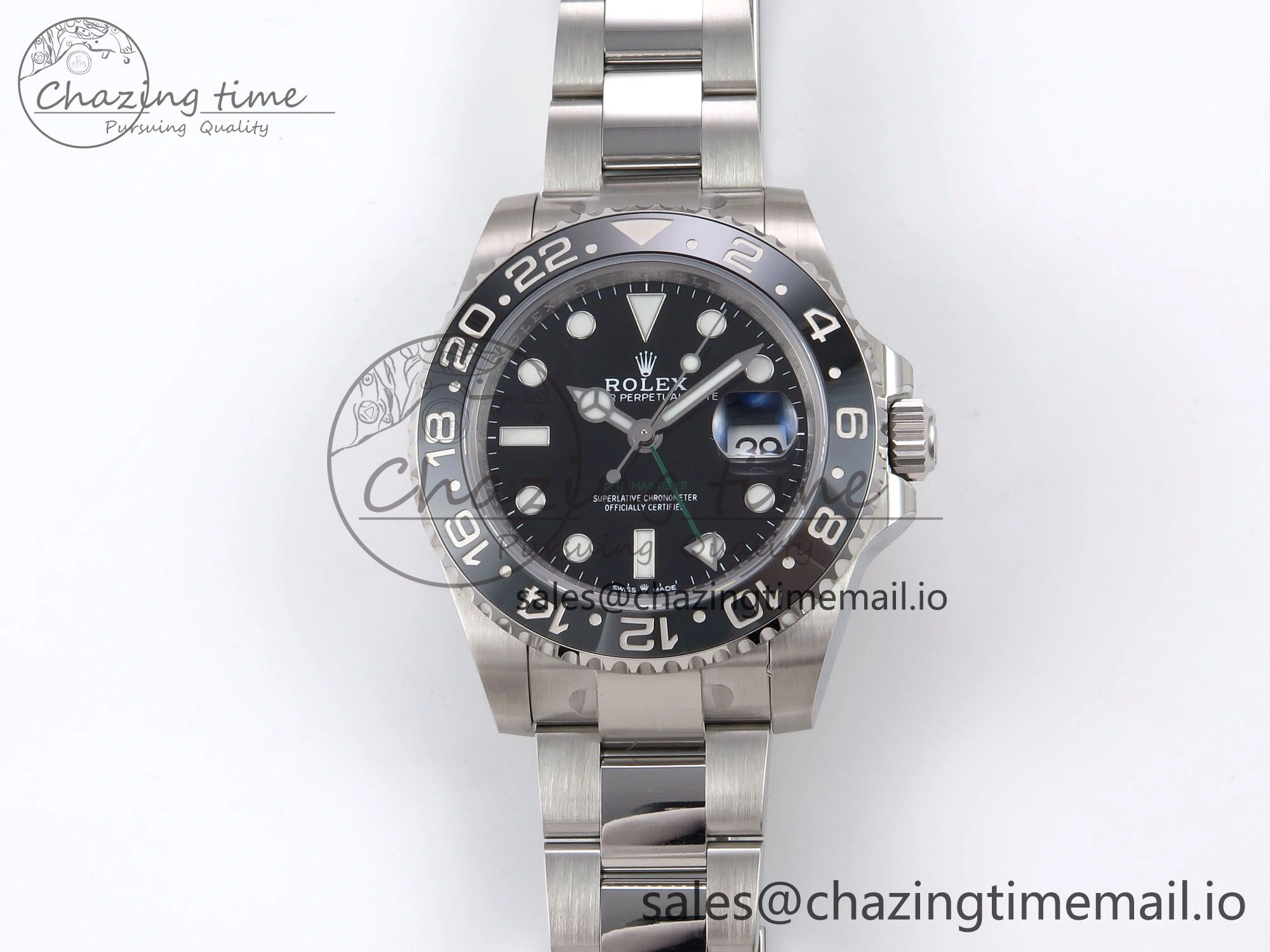 Classic GMT-Master II 126710 GRNR 904L EF 1:1 Best Edition on Oyster Bracelet SH3285 CHS 1019