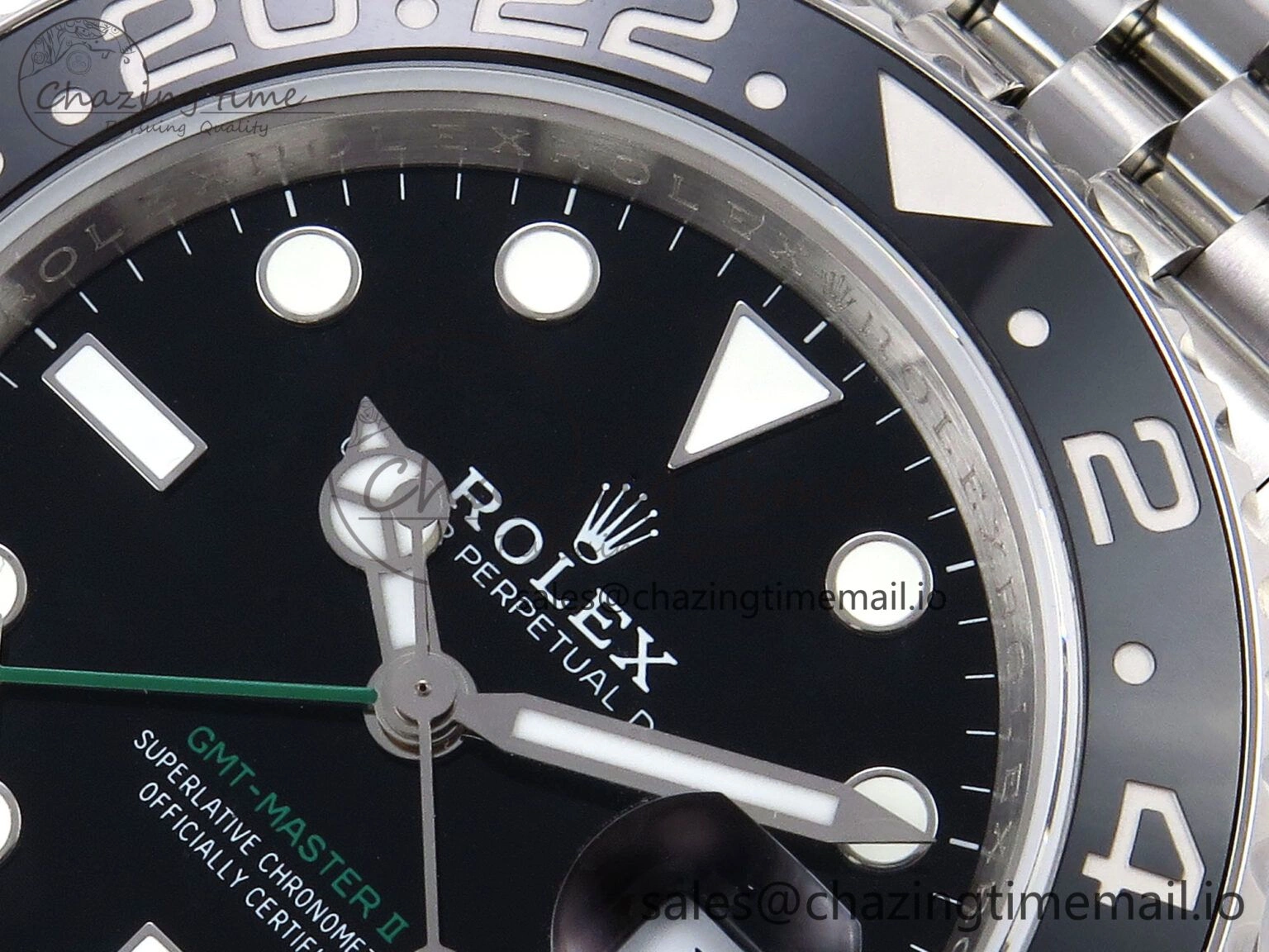 RelaxedFit GMT-Master II 126710 GRNR 904L QF 1:1 Best Edition on Jubilee Bracelet SH3285 V 1214