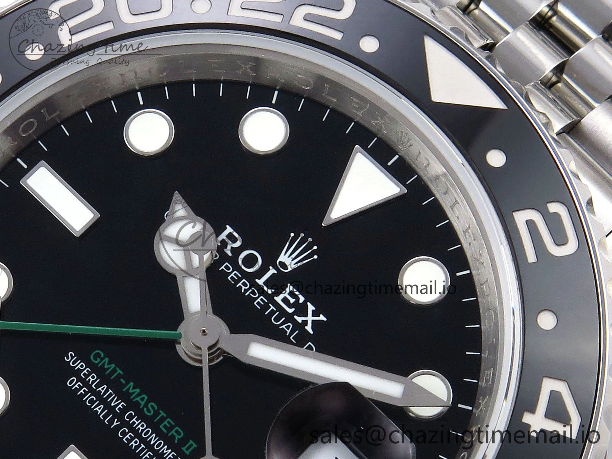 RelaxedFit GMT-Master II 126710 GRNR 904L QF 1:1 Best Edition on Jubilee Bracelet SH3285 V 1214