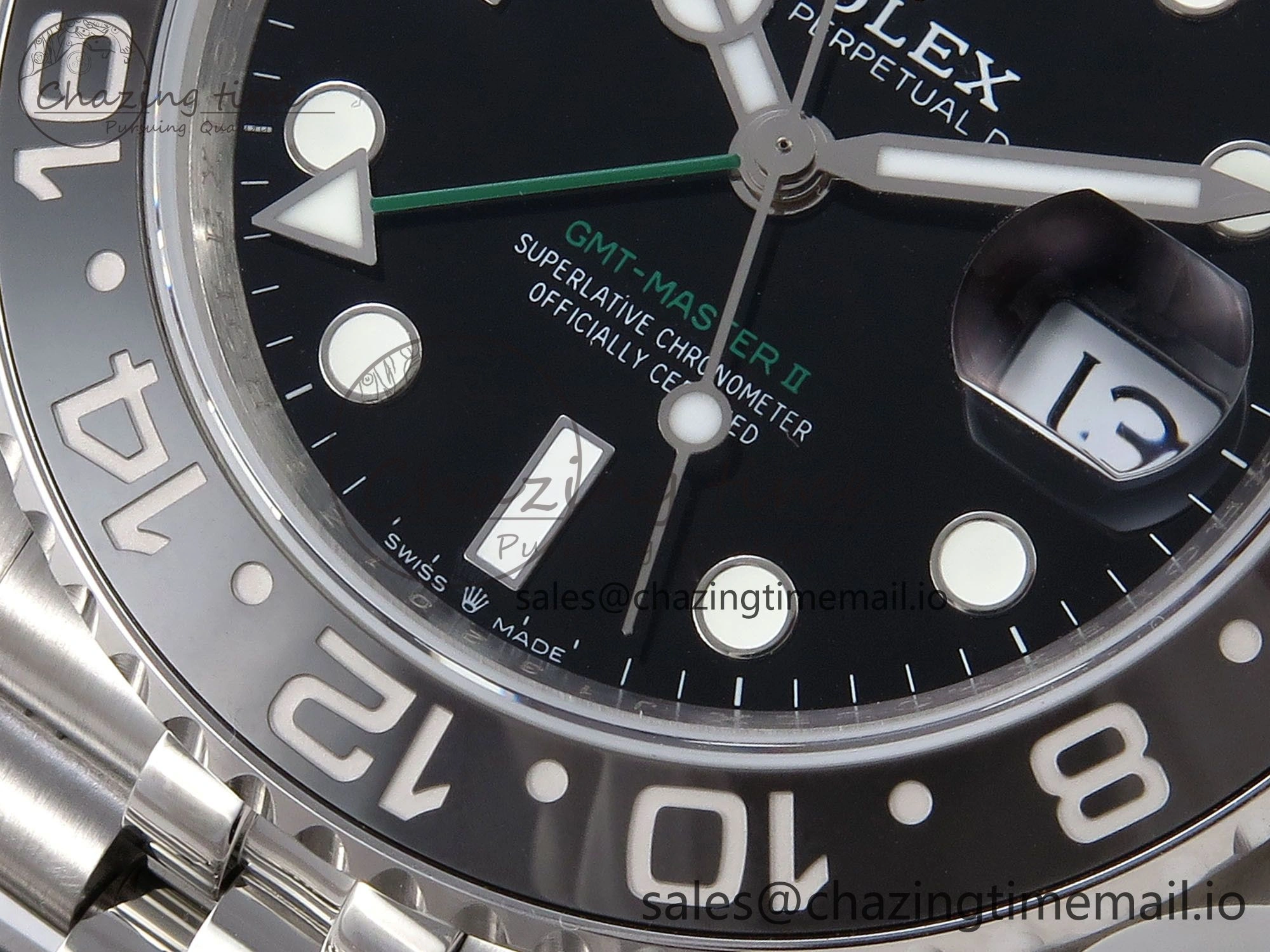RelaxedFit GMT-Master II 126710 GRNR 904L QF 1:1 Best Edition on Jubilee Bracelet SH3285 V 1214