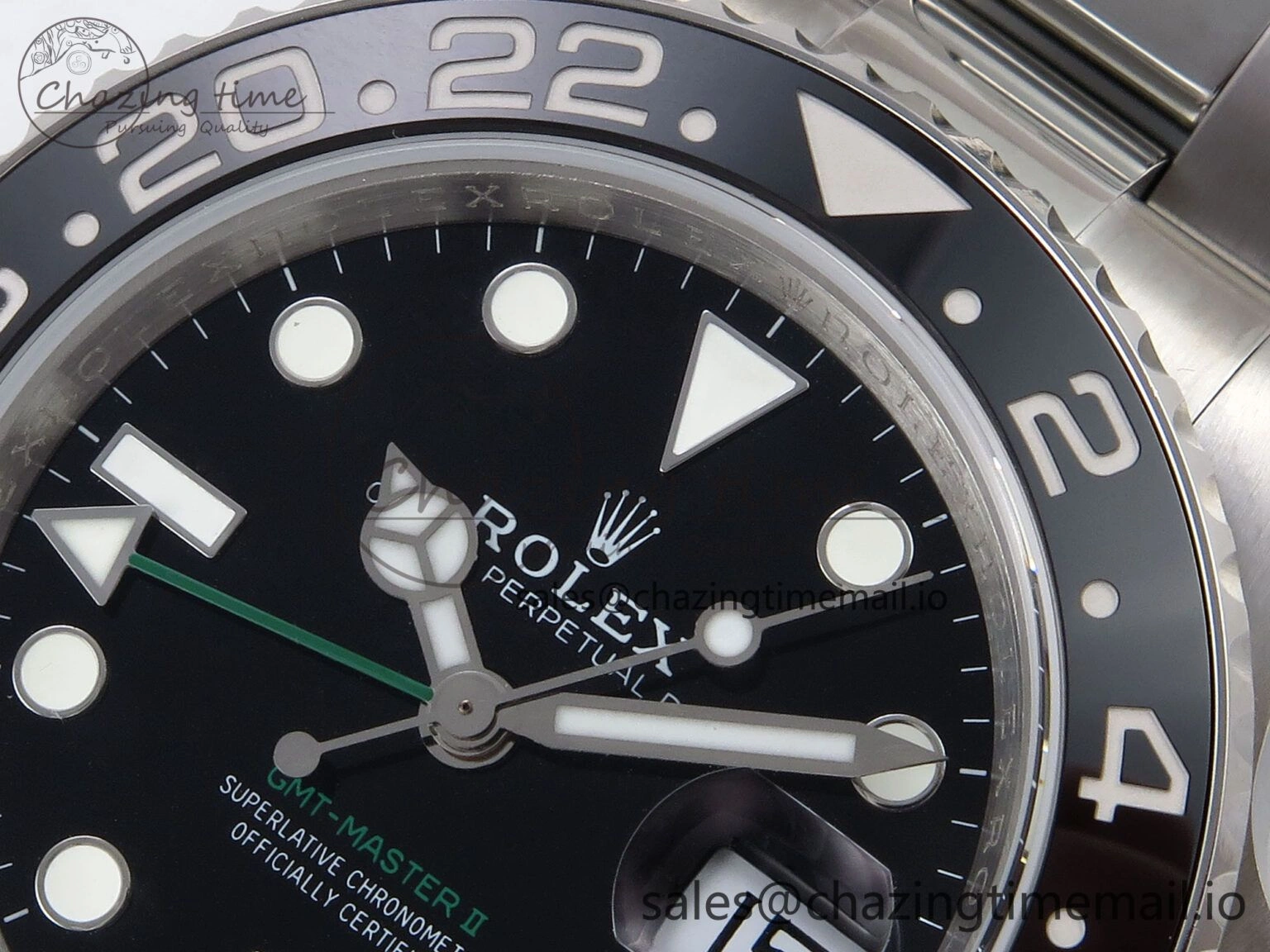 RelaxedFit GMT-Master II 126710 GRNR 904L QF 1:1 Best Edition on Oyster Bracelet SH3285 V 1213