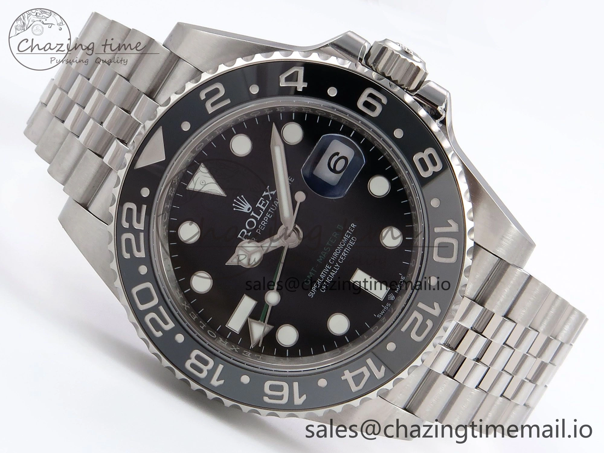 GMT-Master II 126710 GRNR 904L THBF 1:1 Best Edition on Jubilee Bracelet SH3285 CHS Soft 959