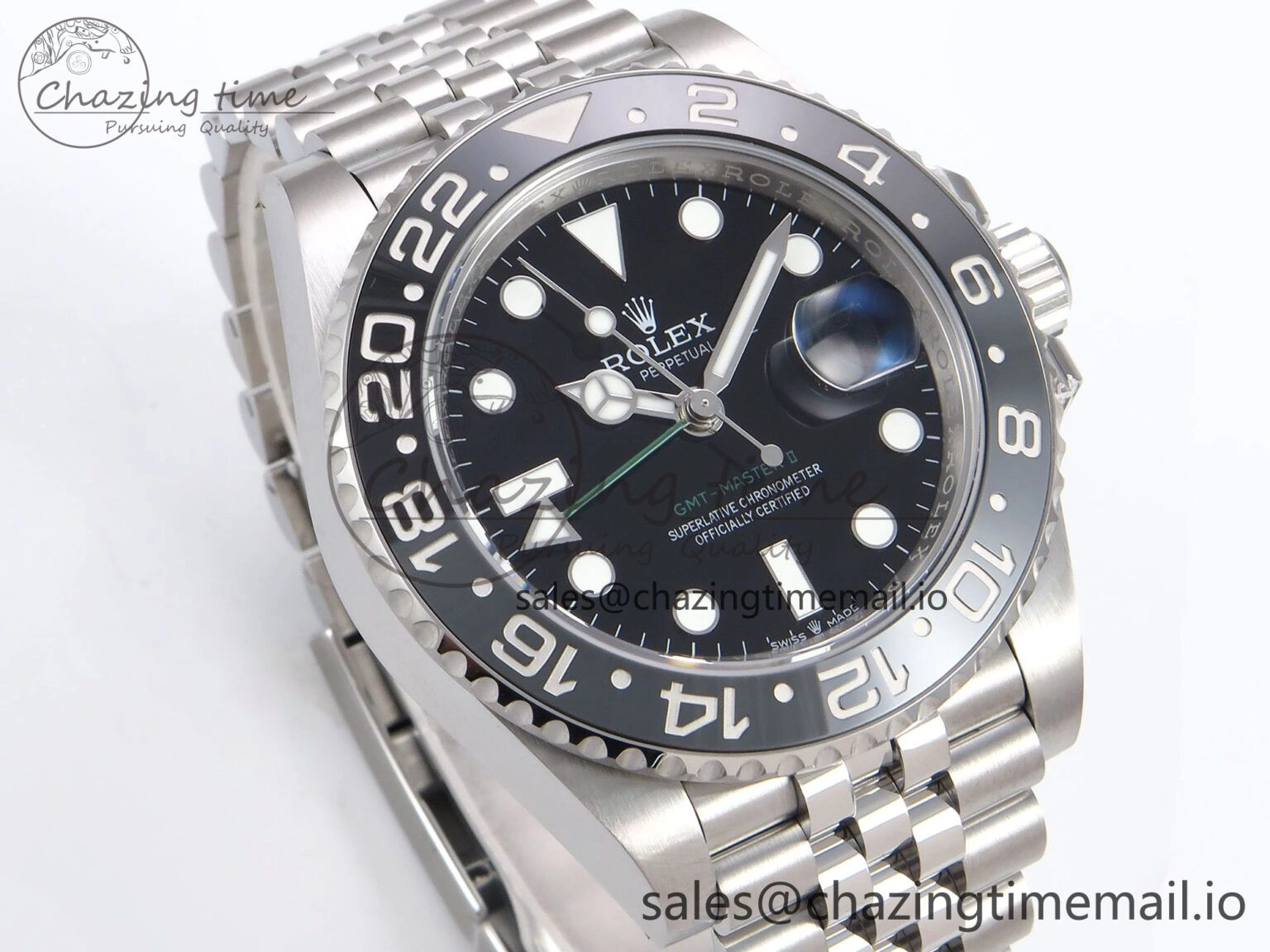 GMT-Master II 126710 GRNR 904L THBF 1:1 Best Edition on Jubilee Bracelet SH3285 CHS Soft 959