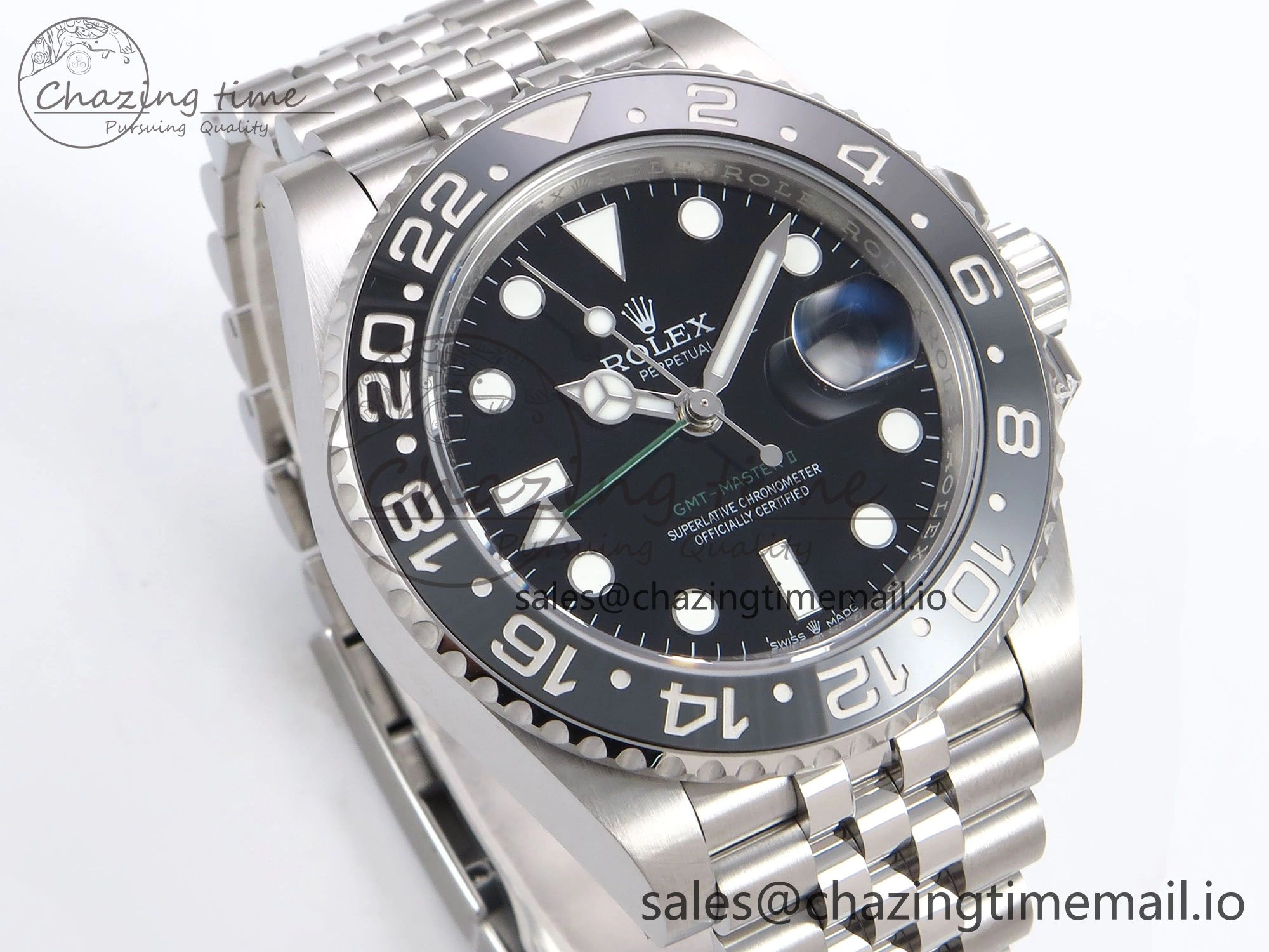 GMT-Master II 126710 GRNR 904L THBF 1:1 Best Edition on Jubilee Bracelet SH3285 CHS Soft 959